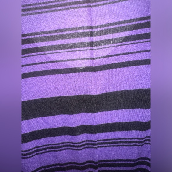 Purple/Black Crop Top - Picture 6 of 7
